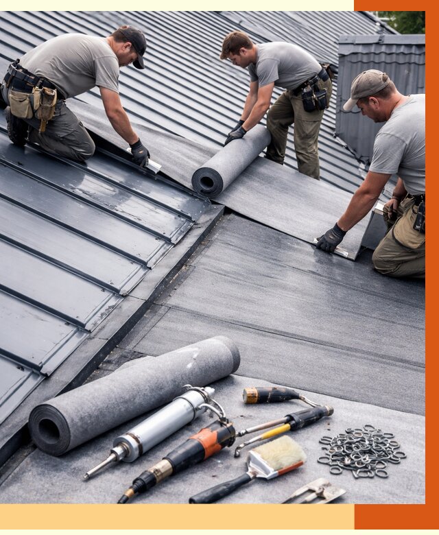 Гидроизоляция металлической кровли полимочевиной в Балашове от 8644 руб. | ТепломастерБла