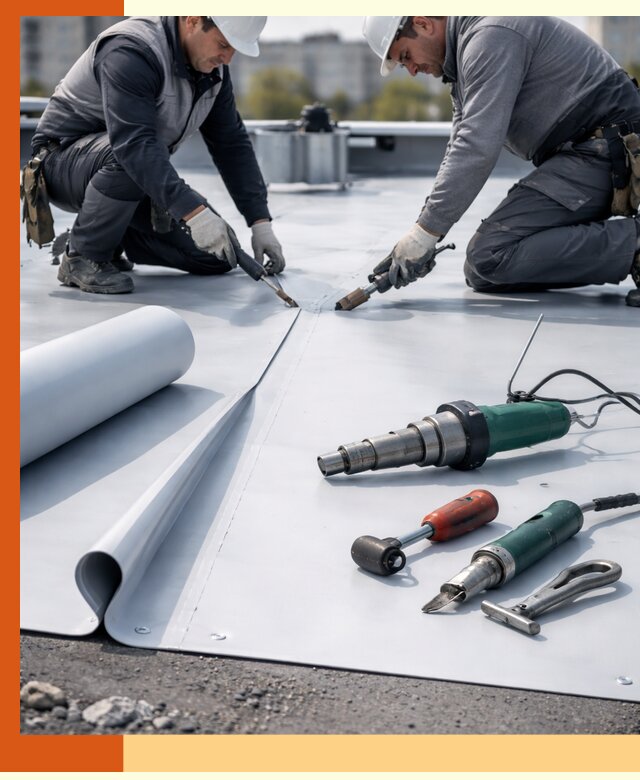 Гидроизоляция мембранной кровли в Балашове: монтаж и ремонт быстро