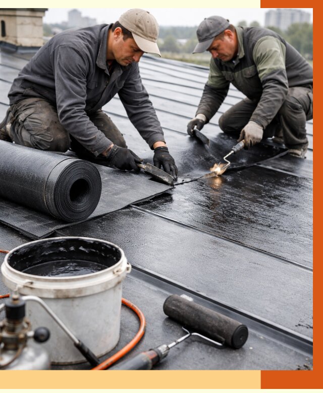 Гидроизоляция фальцевой кровли в Балашове от 7627 руб. под ключ | ТепломастерБла