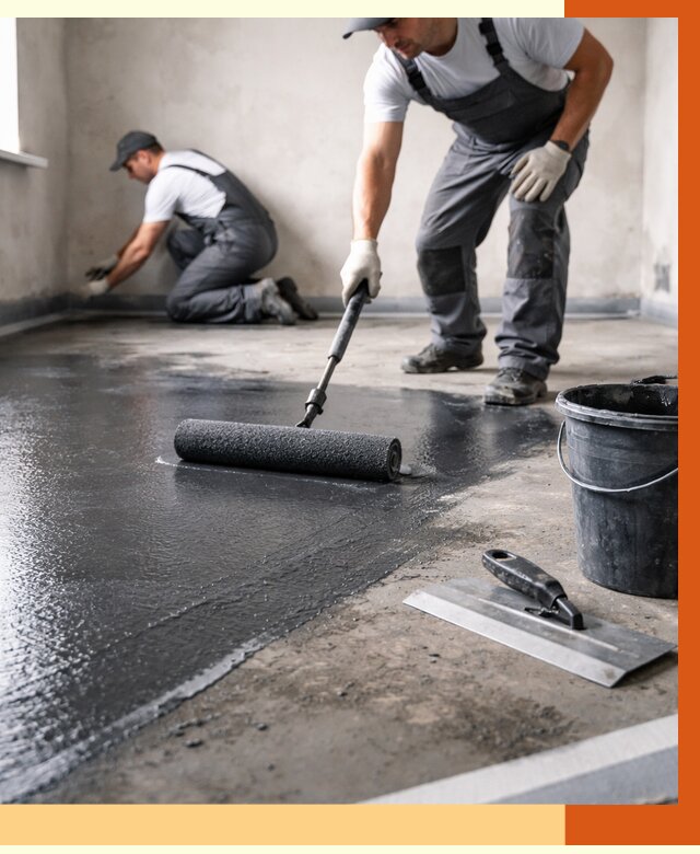 Профессиональная гидроизоляция пола в Балашове от 8644 руб. под ключ | ТепломастерБла