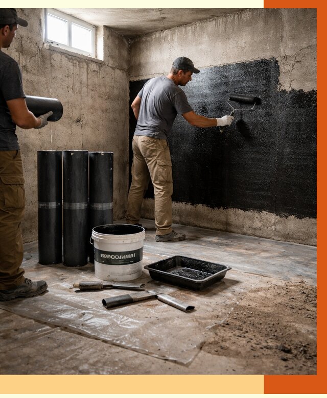 Гидроизоляция подвала в Балашове от 3559 руб. под ключ | Профессионально — ТепломастерБла