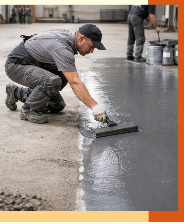 Гидроизоляция промышленного пола в Балашове от 1220 руб./м2 — ТепломастерБла специалисты под ключ