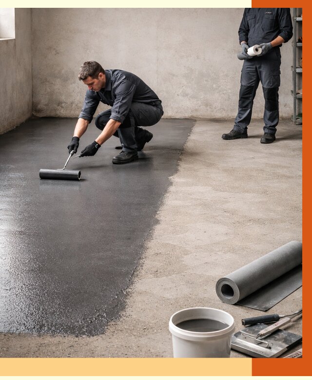 Гидроизоляция гаражного пола в Балашове от 3559 руб./м² — ТепломастерБла профессионально