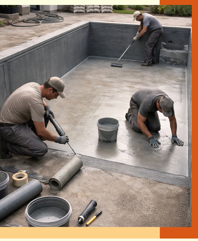 Профессиональная гидроизоляция бассейна в Балашове от 6610 руб. за м2 | ТепломастерБла