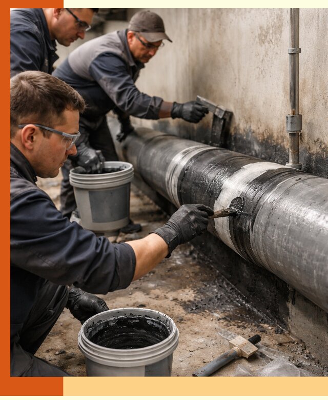 Гидроизоляция труб в Балашове — защита и герметизация коммуникаций