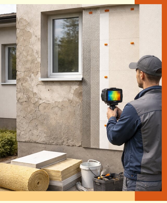 Тепловизионное обследование фасада в Балашове от 4576 руб. под ключ | ТепломастерБла