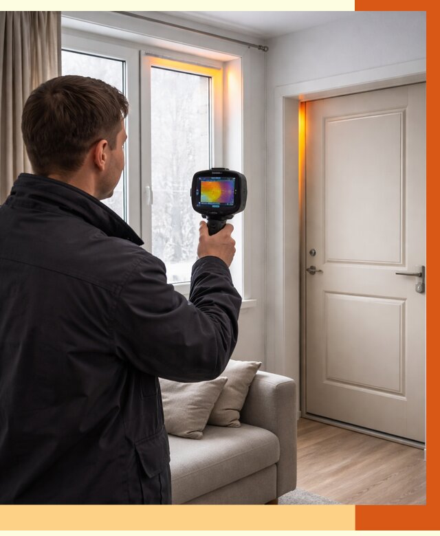 Тепловизионное обследование окон и дверей в Балашове от 4576 руб. | ТепломастерБла