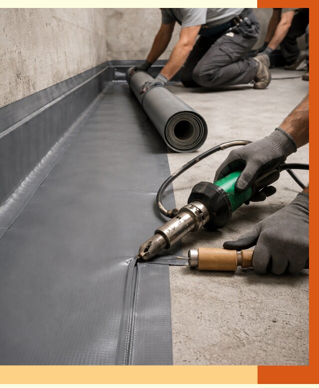 Монтаж гидроизоляционной мембраны в Балашове от 1012 руб/м2 | ТепломастерБла