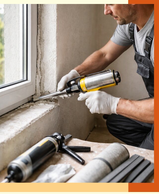 Герметизация стыков и примыканий в Балашове от 1220 руб. под ключ | ТепломастерБла